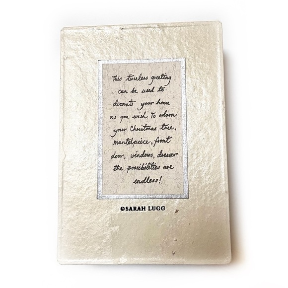 Midwest Seasons Greetings Metal Garland Sarah Lugg Collection ‘03 for Midwest - Picture 9 of 10